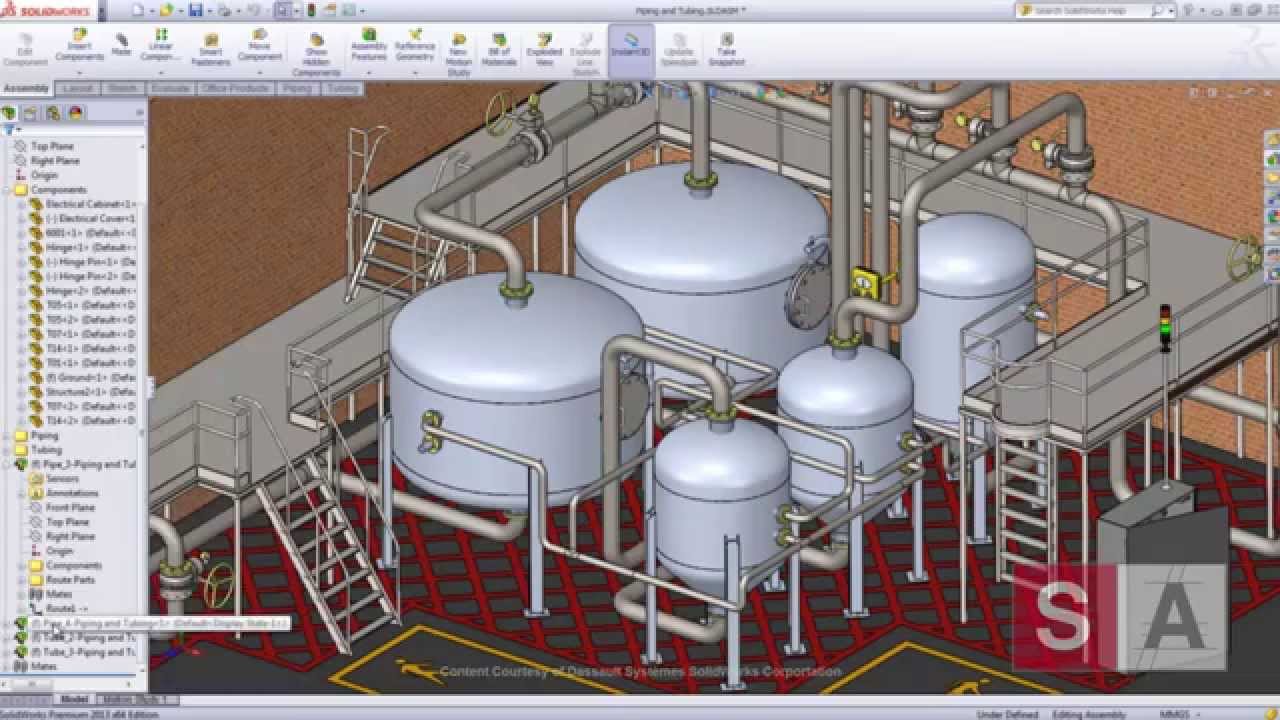 SOLIDWORKS Routing Piping and Tubing