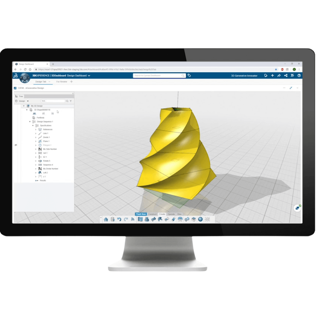 3DEXPERIENCE Cloud Generative Design