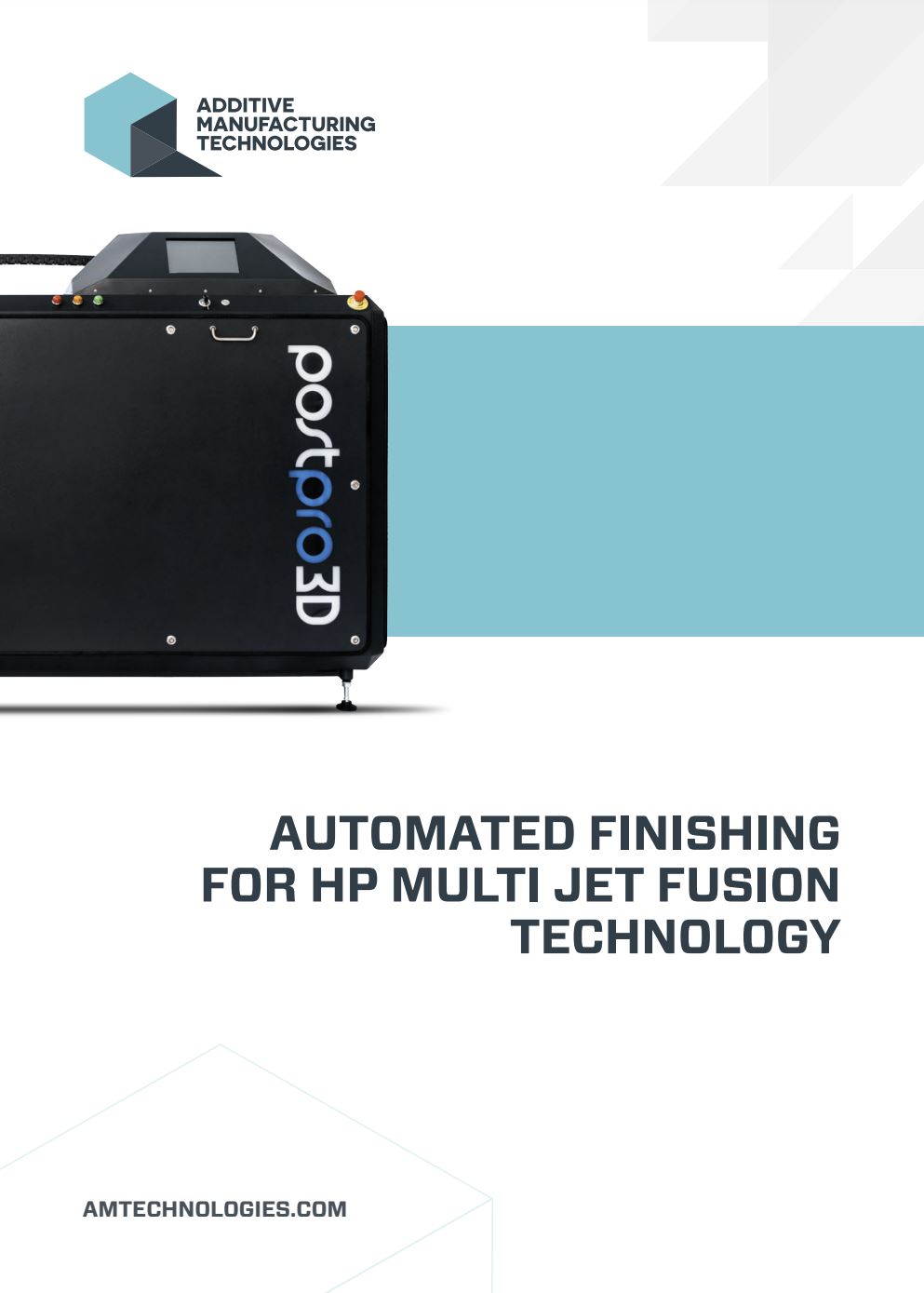 AMT Automated Finishing for HP Multi Jet Fusion Technology Guide Coverpage