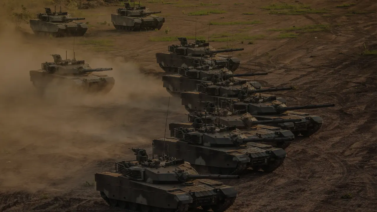 military tanks