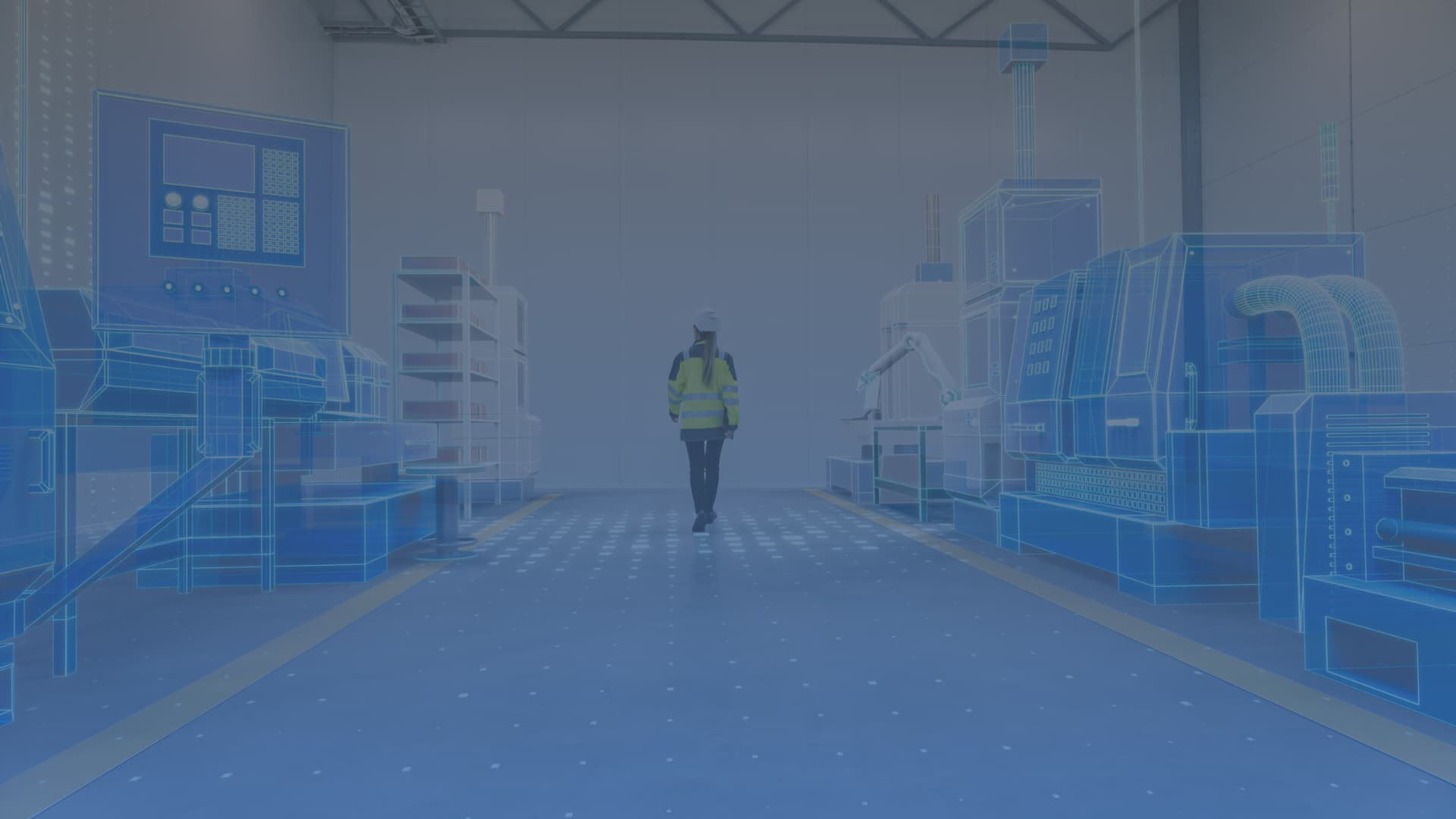 Person in warehouse