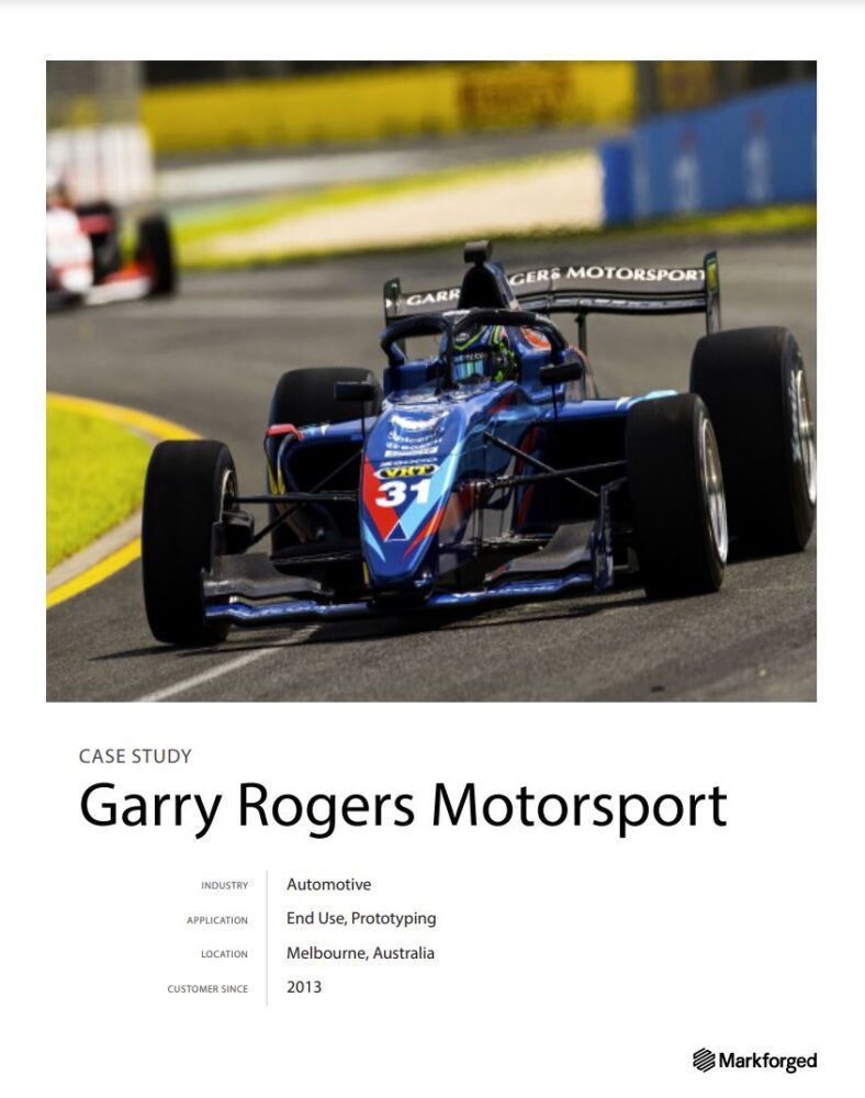 Garry Rogers Motorsport Case Study Coverpage