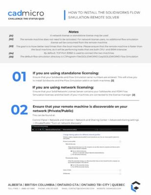Guide How to Install the SOLIDWORKS Flow Simulation Remote Solver - thumbnail