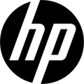 HP black logo