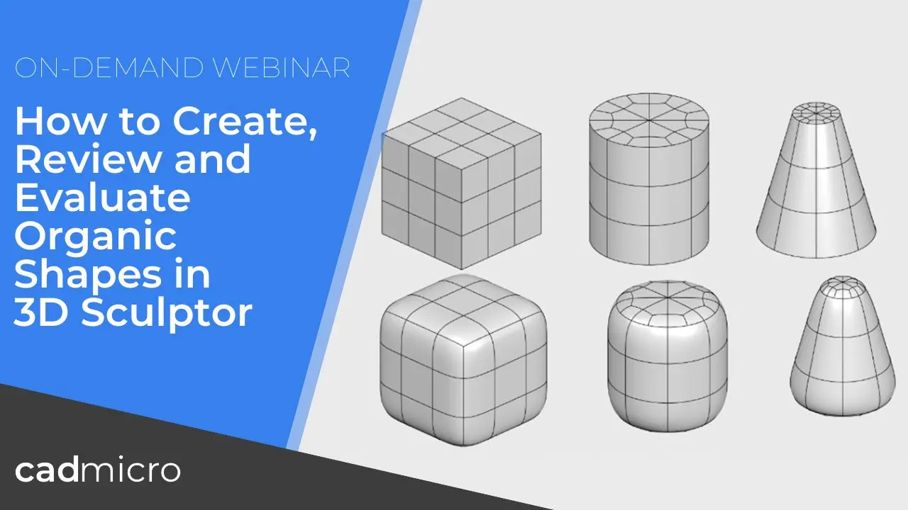 How to Create, Review and Evaluate Organic Shapes in 3D Sculptor on Demand Webinar