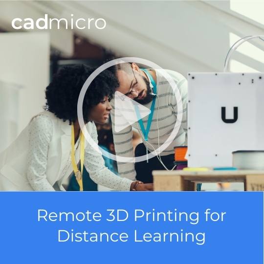 Remote 3D Printing for Distance Learning