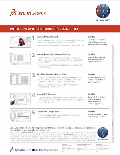 What's New: SOLIDWORKS Draftsight PDM Top 10 Enhancements 2024