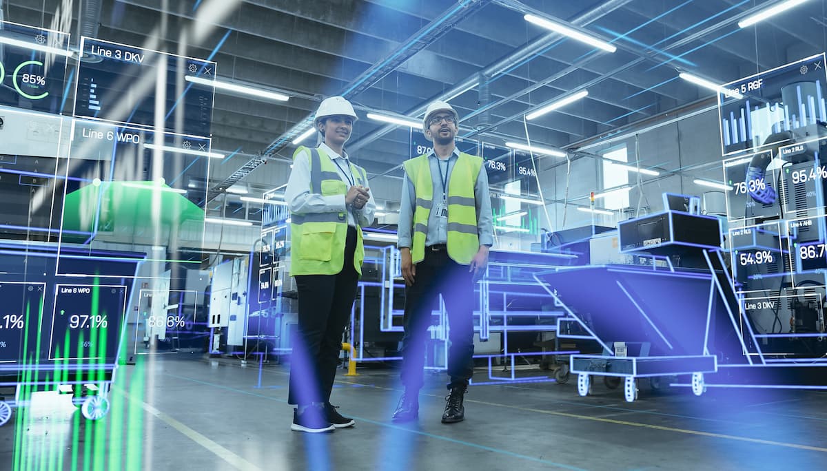 two men in warehouse