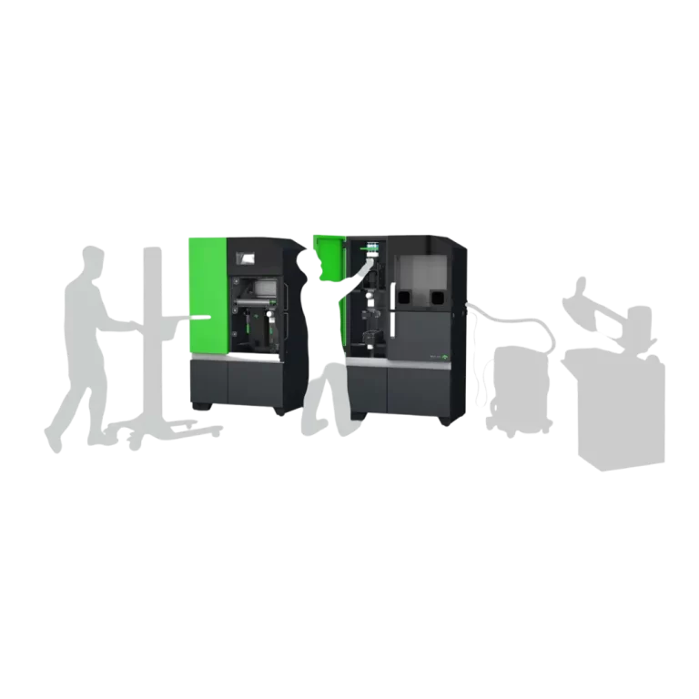one click metal printer - silhouette