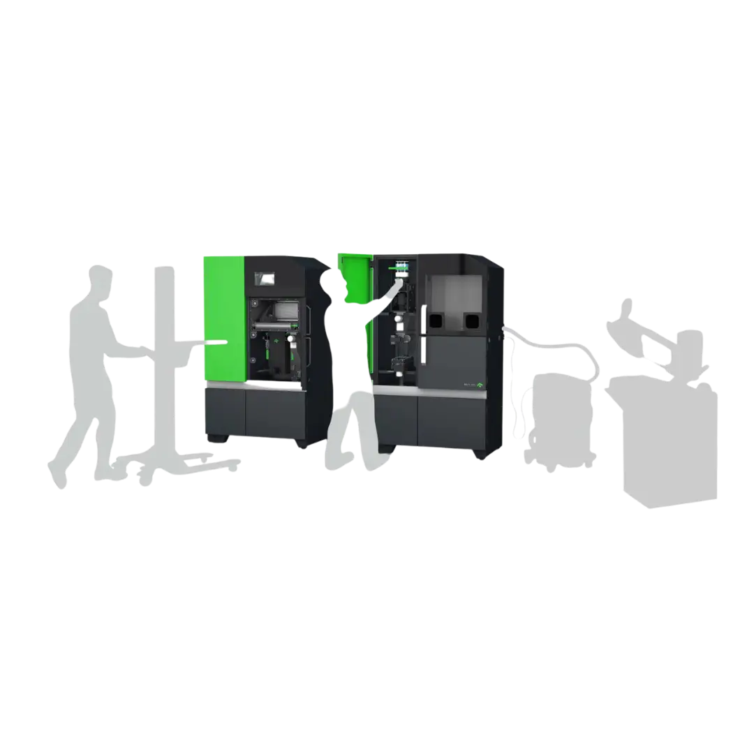 one click metal printer - silhouette