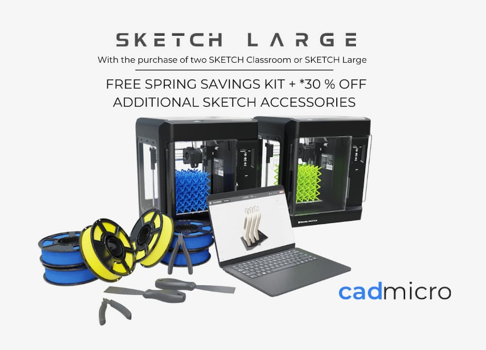 MakerBot Promo - Free spring savings kit + 30% off accessories